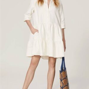 Cream Midi Dress